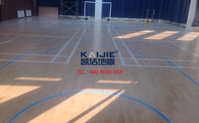 籃球場木地板這些施工技術(shù)，保證優(yōu)質(zhì)鋪裝質(zhì)量——凱潔地板