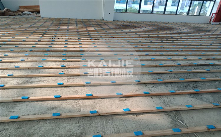 江蘇鹽城阜寧縣城河路小學體育館木地板案例